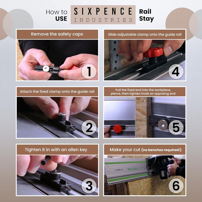 The Six Pence industries Rail Stay!